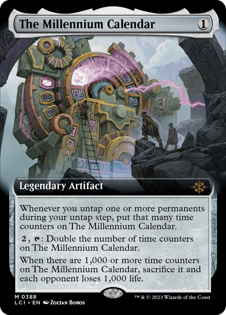 The Millennium Calendar (Extended Art) [The Lost Caverns of Ixalan]