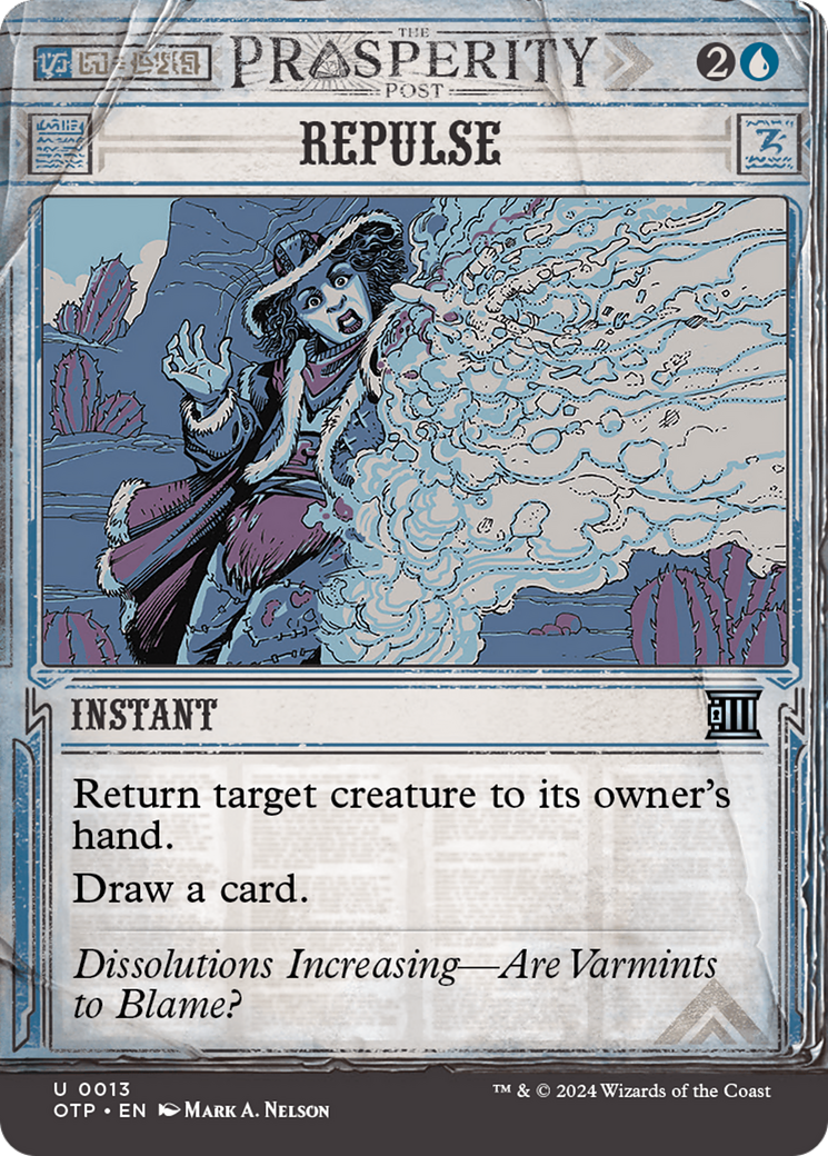 prosperity cards mtg Repulse [Outlaws of Thunder Junction: Breaking News] – FIVE6 Gaming