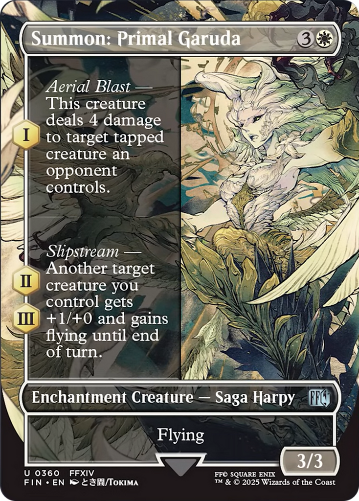 Summon: Primal Garuda (Borderless) [FINAL FANTASY]