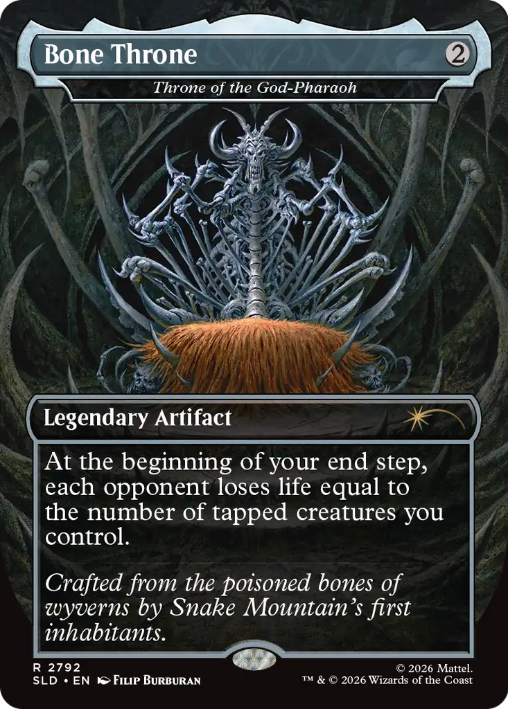 Bone Throne - Throne of the God-Pharaoh [Secret Lair Drop Series]