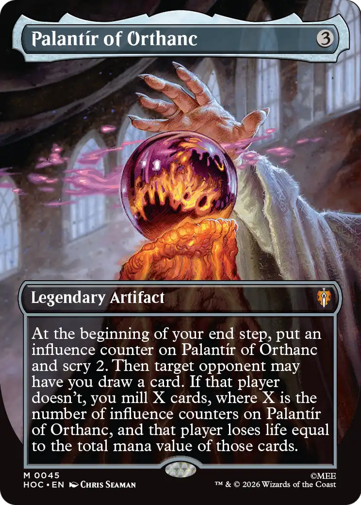 Palantir of Orthanc (Borderless) [The Hobbit: Eternal-Legal]