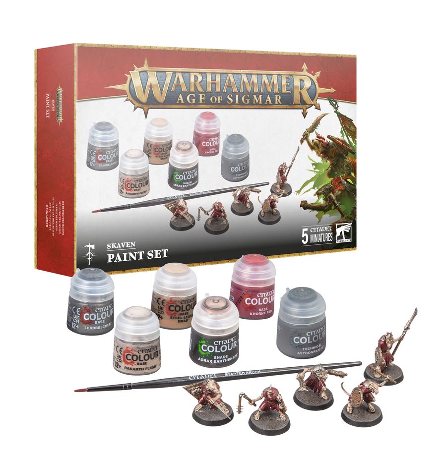 Age of Sigmar: Skaven + Paint Sets
