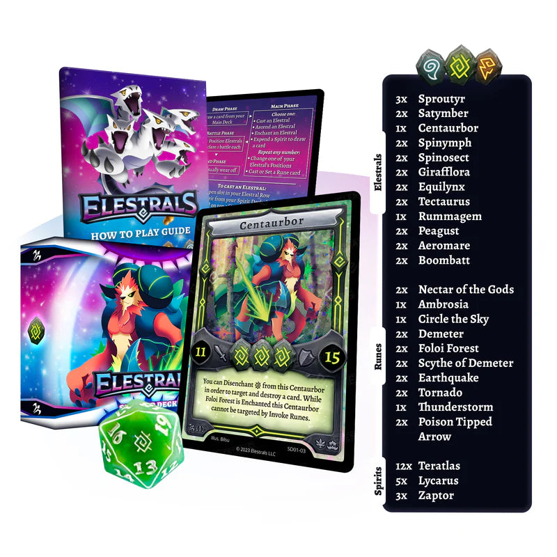 Elestrals Starter Deck 1st Edition- Centaurbor