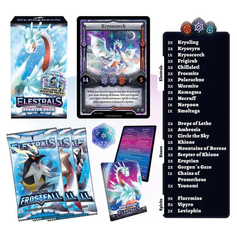 Elestrals Starter Deck 1st Edition- Kryoscorch