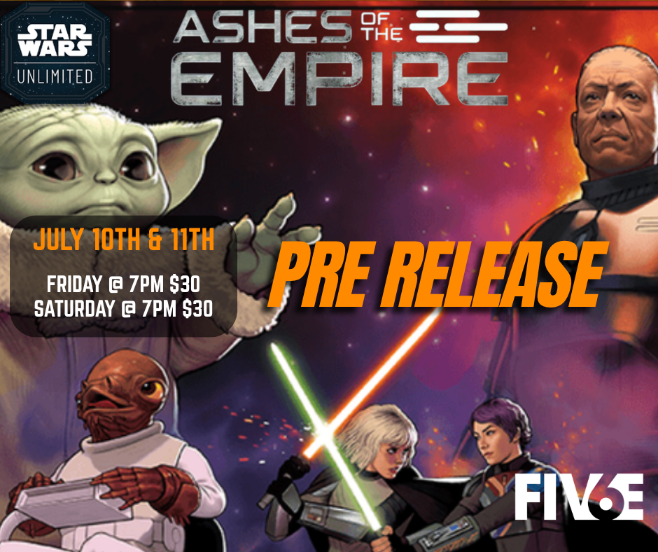 Ashes of the Empire - Prerelease