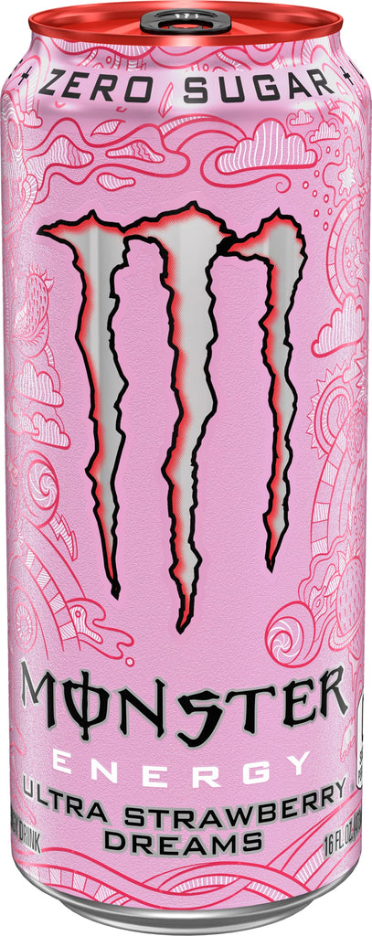 Drink- Monster Ultra Zero Strawberry Dreams