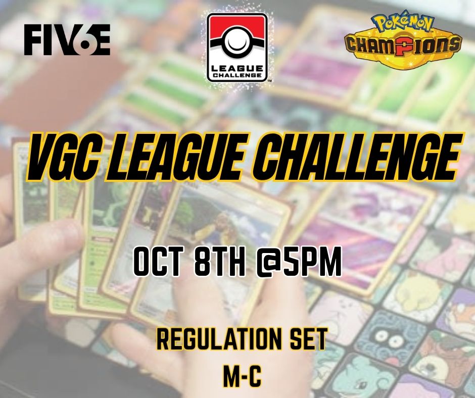 October VGC Pokémon League Challenge