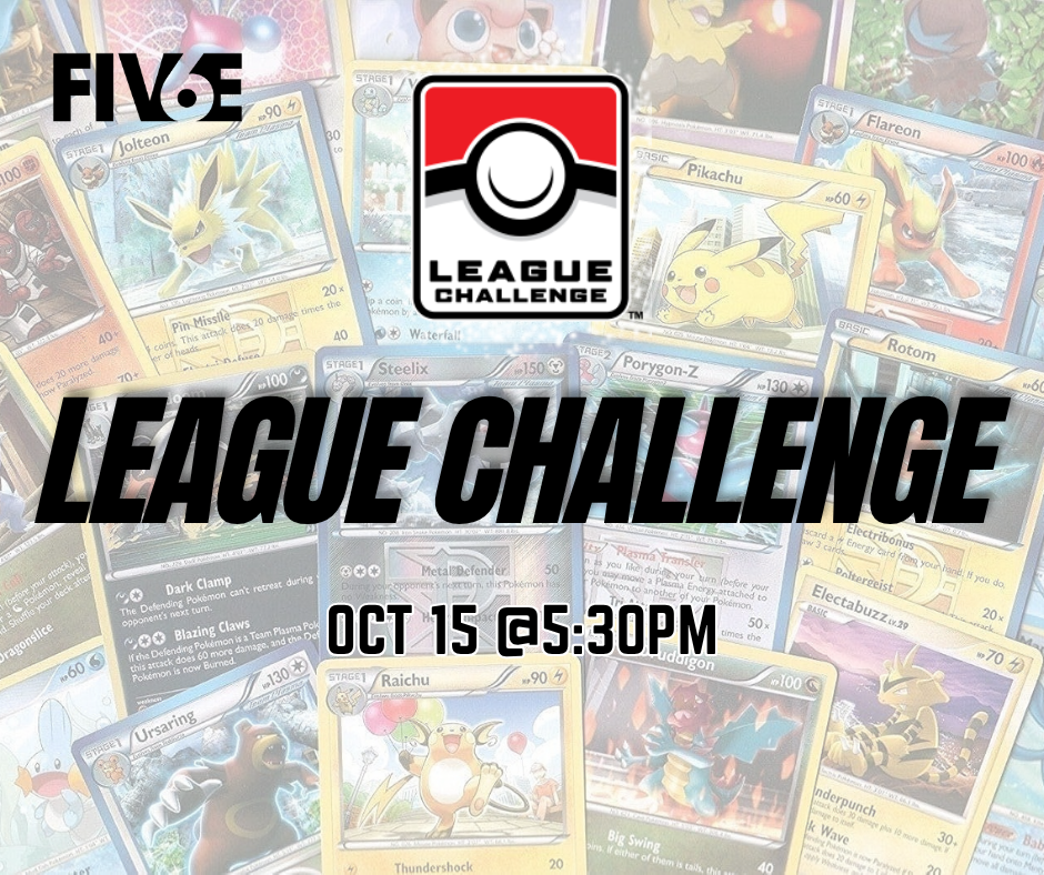 October Pokémon League Challenge