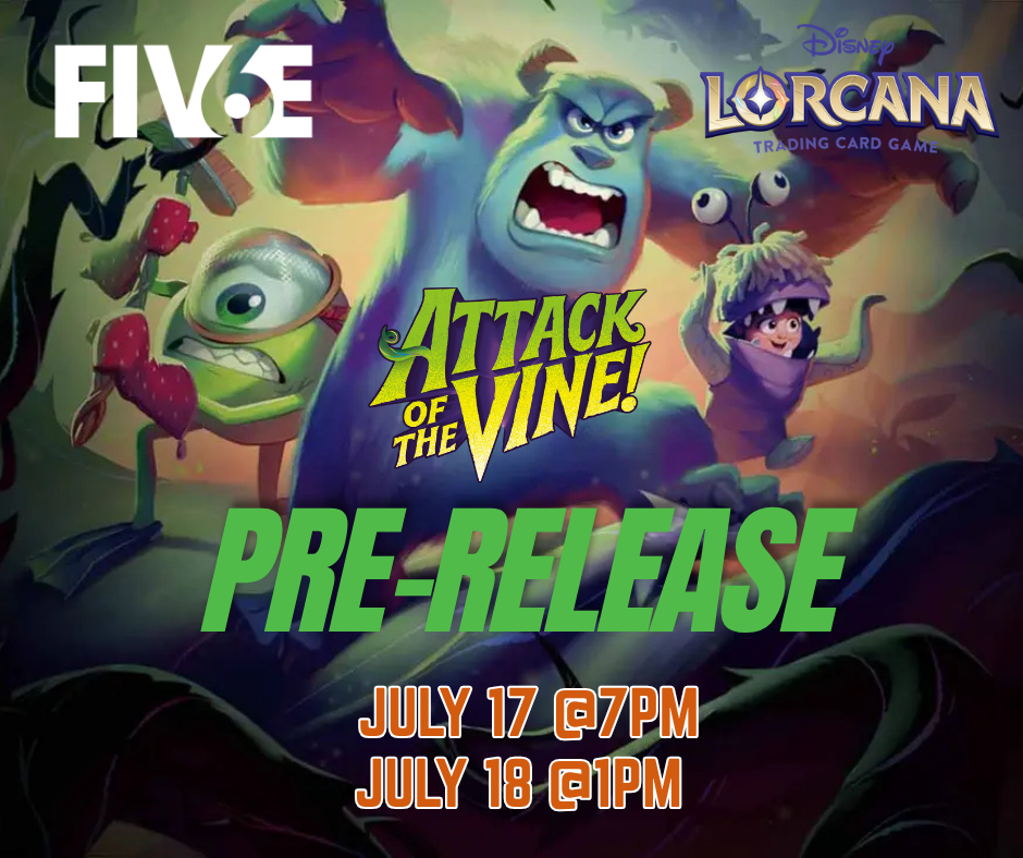 Lorcana Attack of the Vine! Pre Release