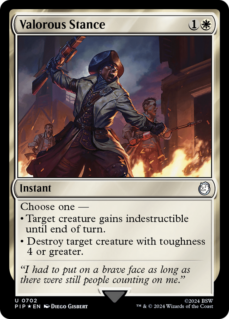 Valorous Stance (Surge Foil) [Fallout]