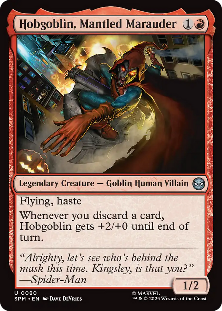 Hobgoblin, Mantled Marauder [Marvel's Spider-Man]