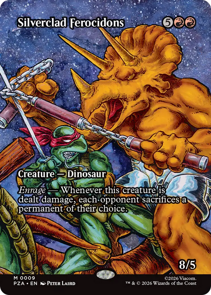 Silverclad Ferocidons (Borderless) [Teenage Mutant Ninja Turtles Eternal-Legal]
