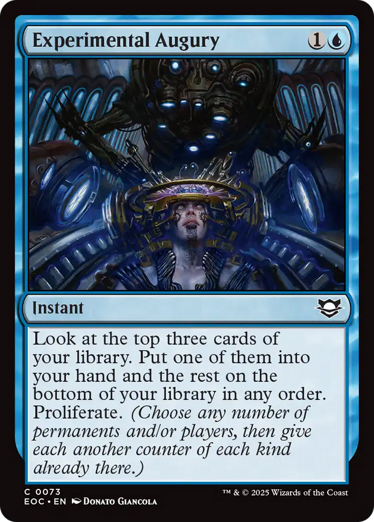 Experimental Augury [Edge of Eternities Commander]