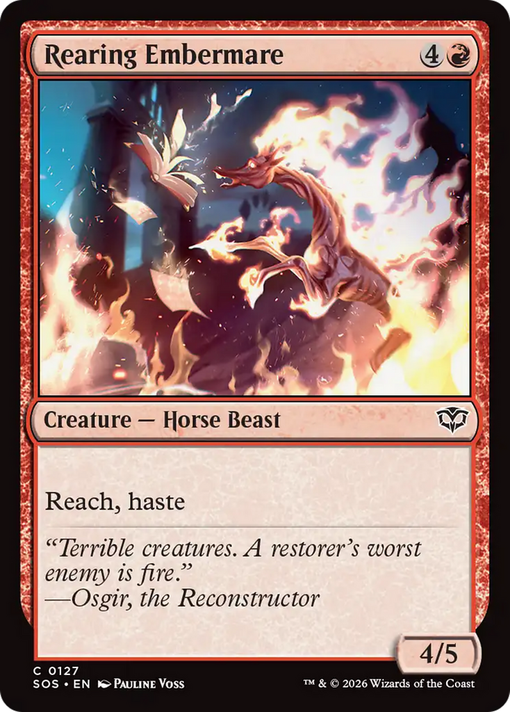 Rearing Embermare [Secrets of Strixhaven]