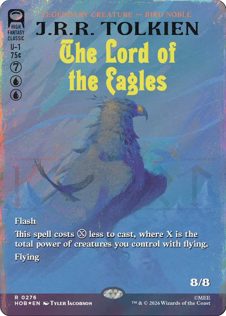 The Lord of the Eagles (Borderless) (Surge Foil) [The Hobbit]