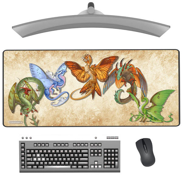 Playmat: Deskmat- Butterfly Dragons