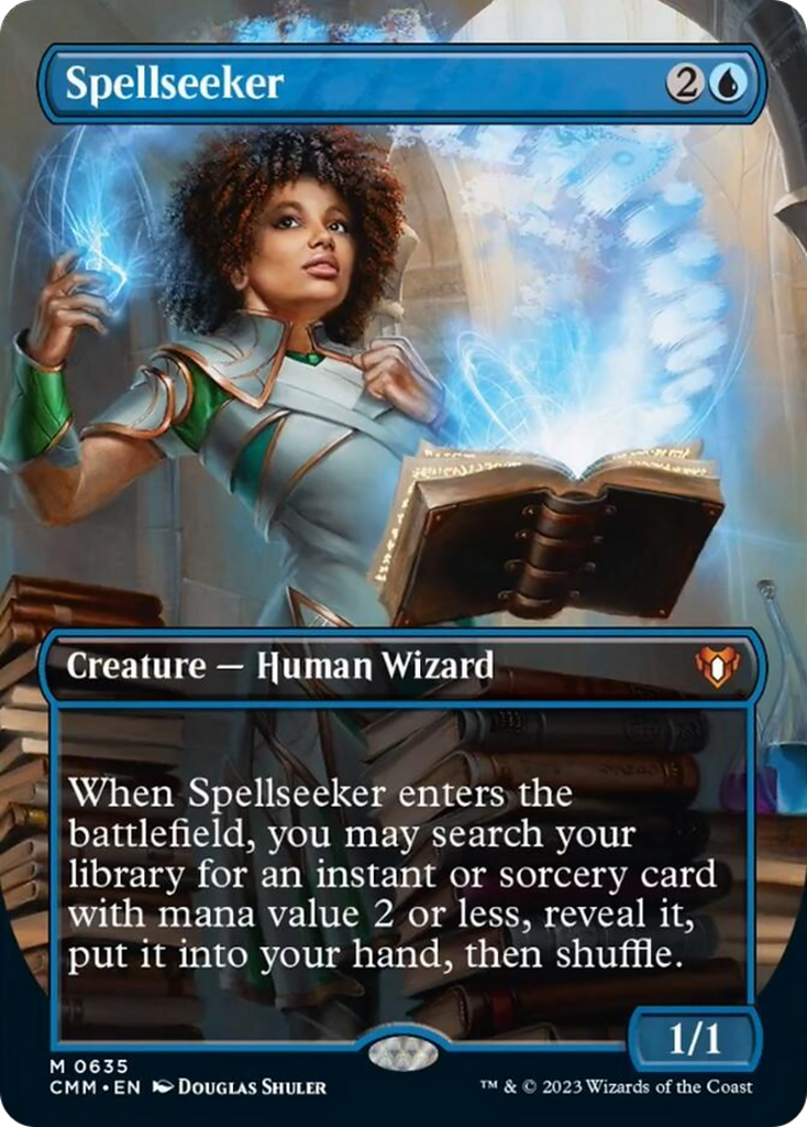 Spellseeker (Borderless Alternate Art) [Commander Masters]