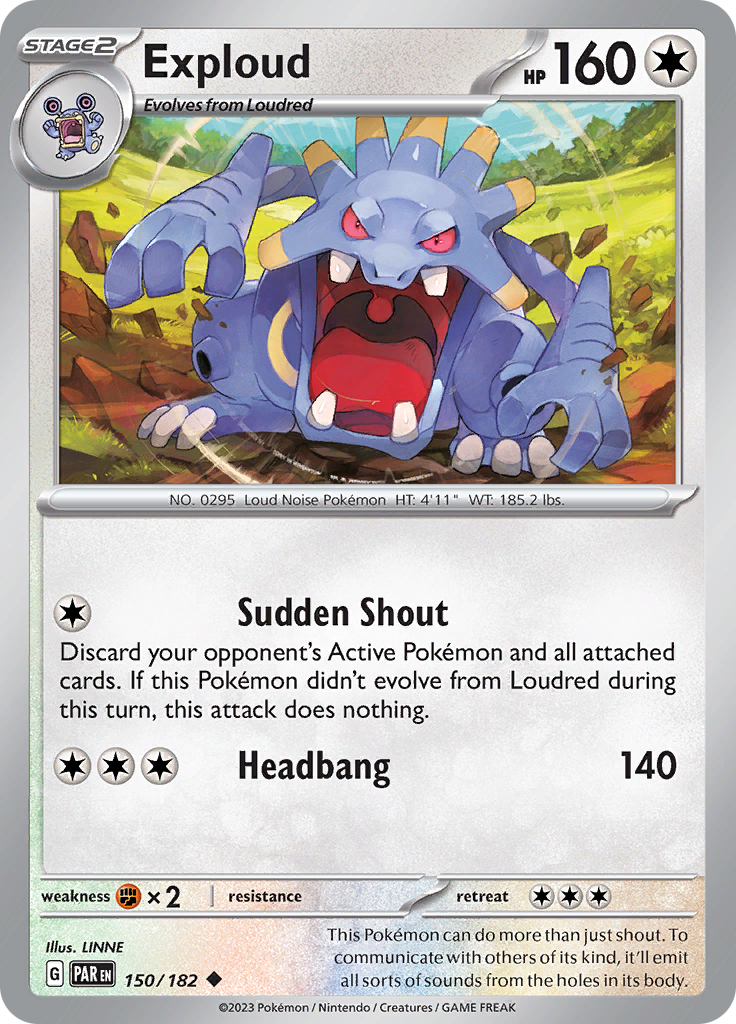 Exploud (150/182) [Scarlet & Violet: Paradox Rift] – FIVE6 Gaming