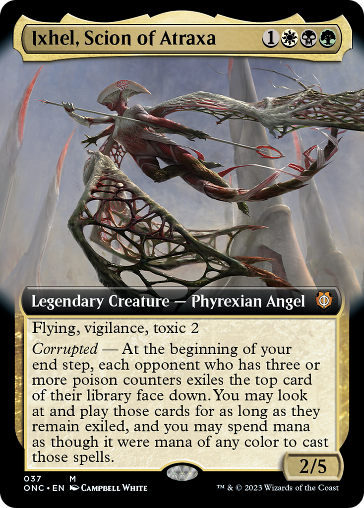 Ixhel, Scion of Atraxa (Extended Art) [Phyrexia: All Will Be One Commander]