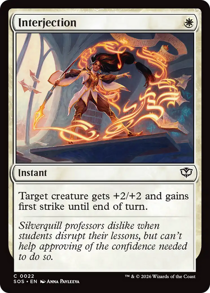 Interjection [Secrets of Strixhaven]