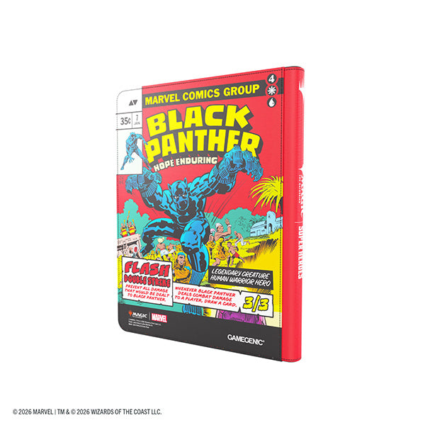 MTG 18-Pocket Zip-Up- Marvel Super Heroes- Captain America/Black Panther
