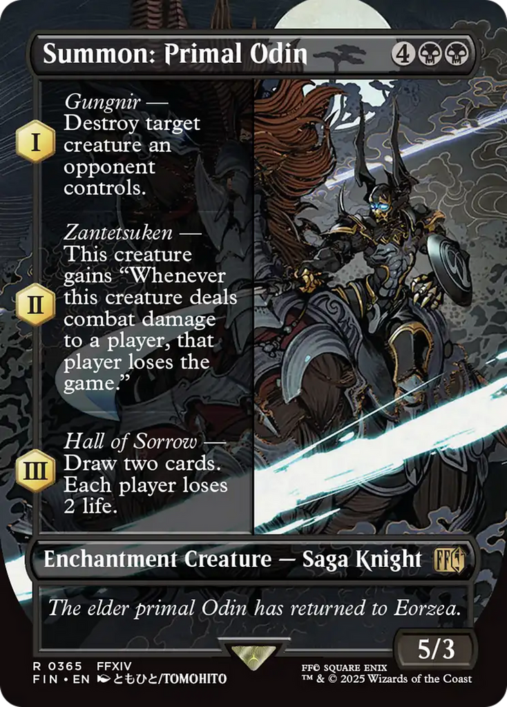 Summon: Primal Odin (Borderless) [FINAL FANTASY]
