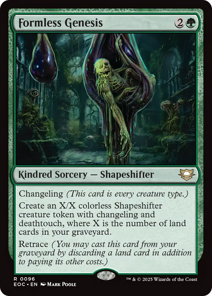 Formless Genesis [Edge of Eternities Commander]