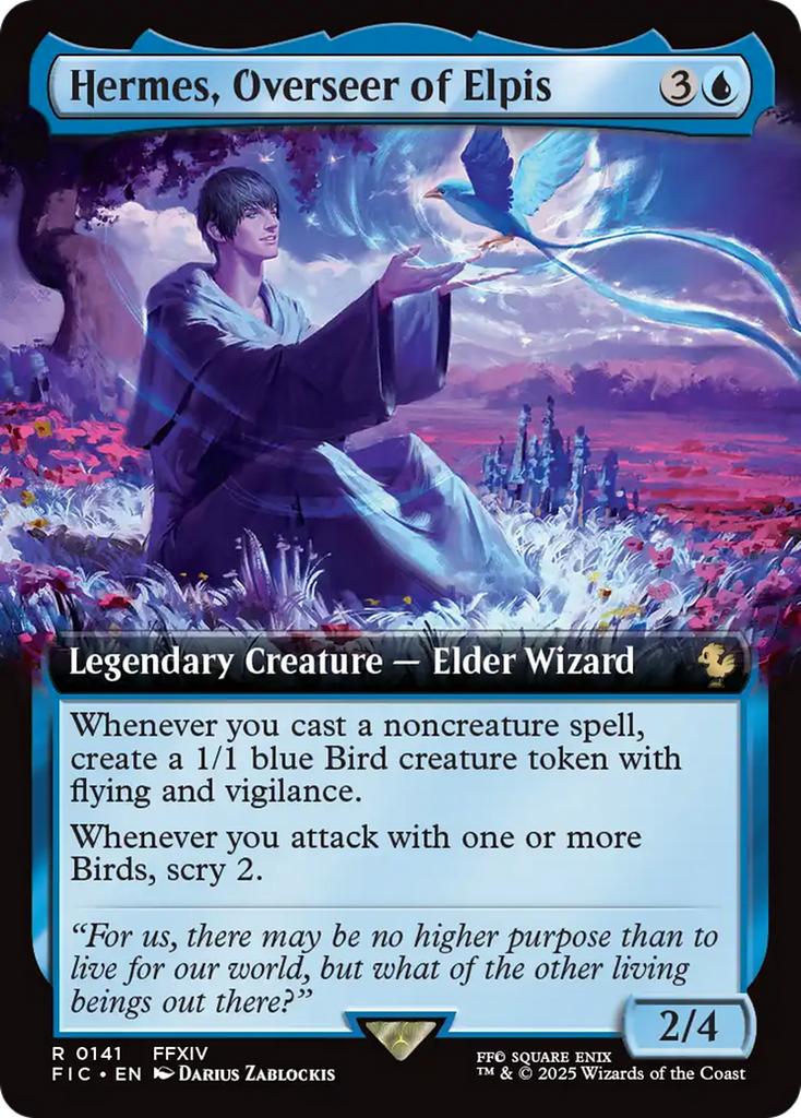 Hermes, Overseer of Elpis (Extended Art) [FINAL FANTASY Commander]