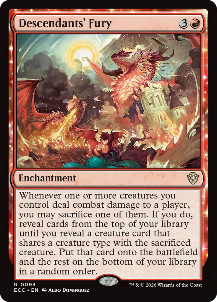 Descendants' Fury [Lorwyn Eclipsed Commander]