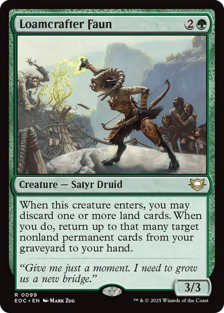 Loamcrafter Faun [Edge of Eternities Commander]