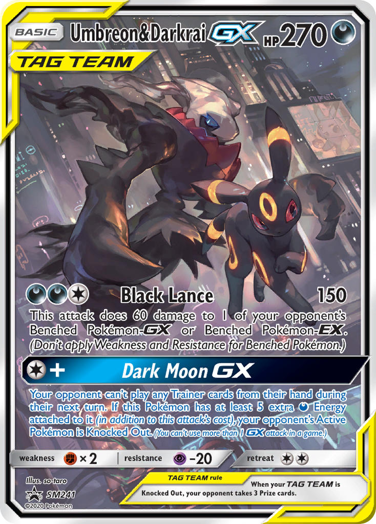 Umbreon & Darkrai GX (SM241) [Sun & Moon: Black Star Promos
