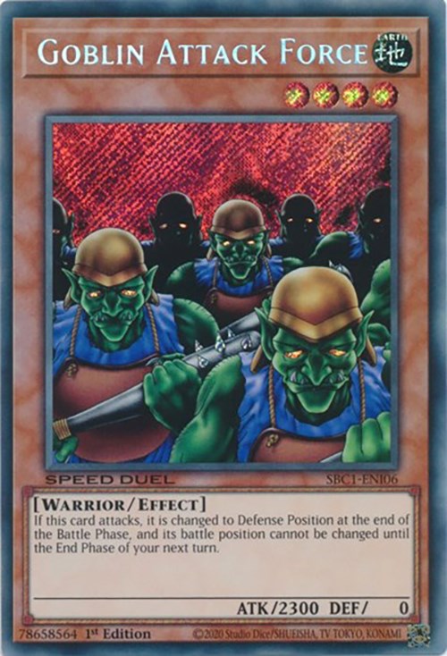 Goblin Attack Force [SBC1-ENI06] Secret Rare