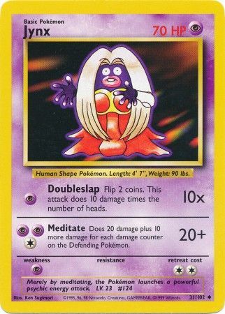 Jynx (31/102) [Base Set Unlimited]