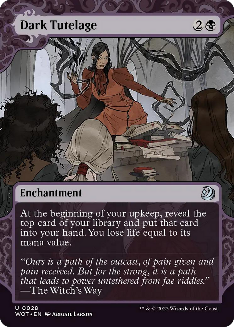 mtg wilds of eldraine card value Dark Tutelage [Wilds of Eldraine: Enchanting Tales] – FIVE6 Gaming