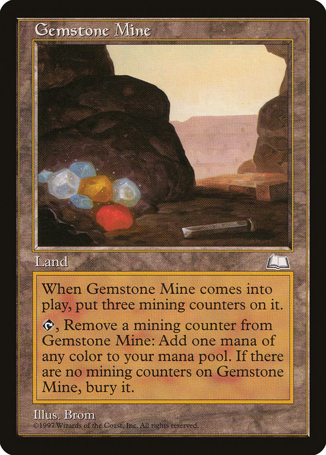 Gemstone Mine [Weatherlight] Sleeve Playable
