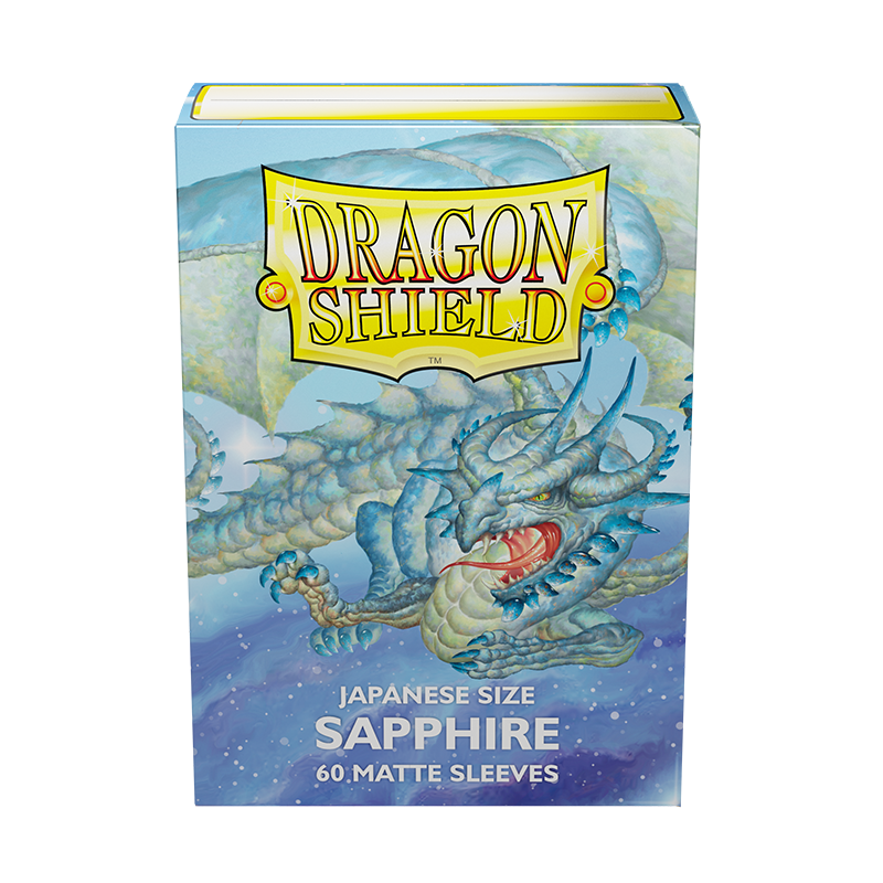 Dragon Shield: Japanese Size 60ct Sleeves - Sapphire (Matte)