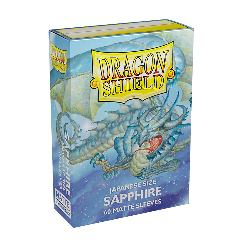 Dragon Shield: Japanese Size 60ct Sleeves - Sapphire (Matte)