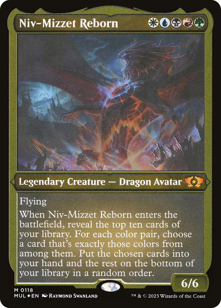 Niv-Mizzet Reborn (Foil Etched) [Multiverse Legends]