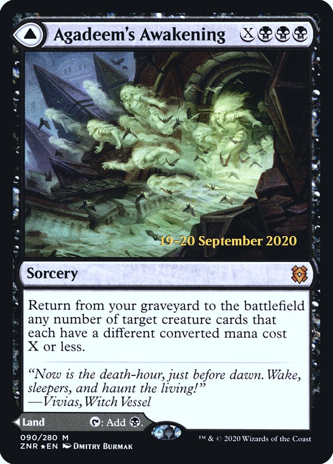 Agadeem's Awakening // Agadeem, the Undercrypt [Zendikar Rising Prerelease Promos]