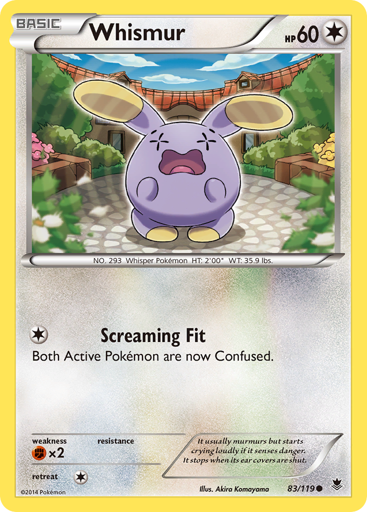 Whismur (83/119) [XY: Phantom Forces] Near Mint