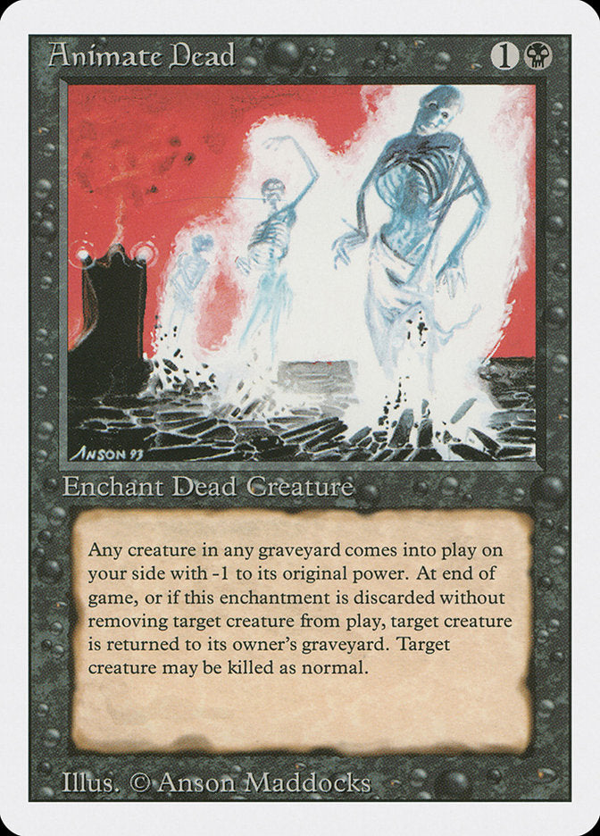 Animate Dead [Revised Edition] Sleeve Playable